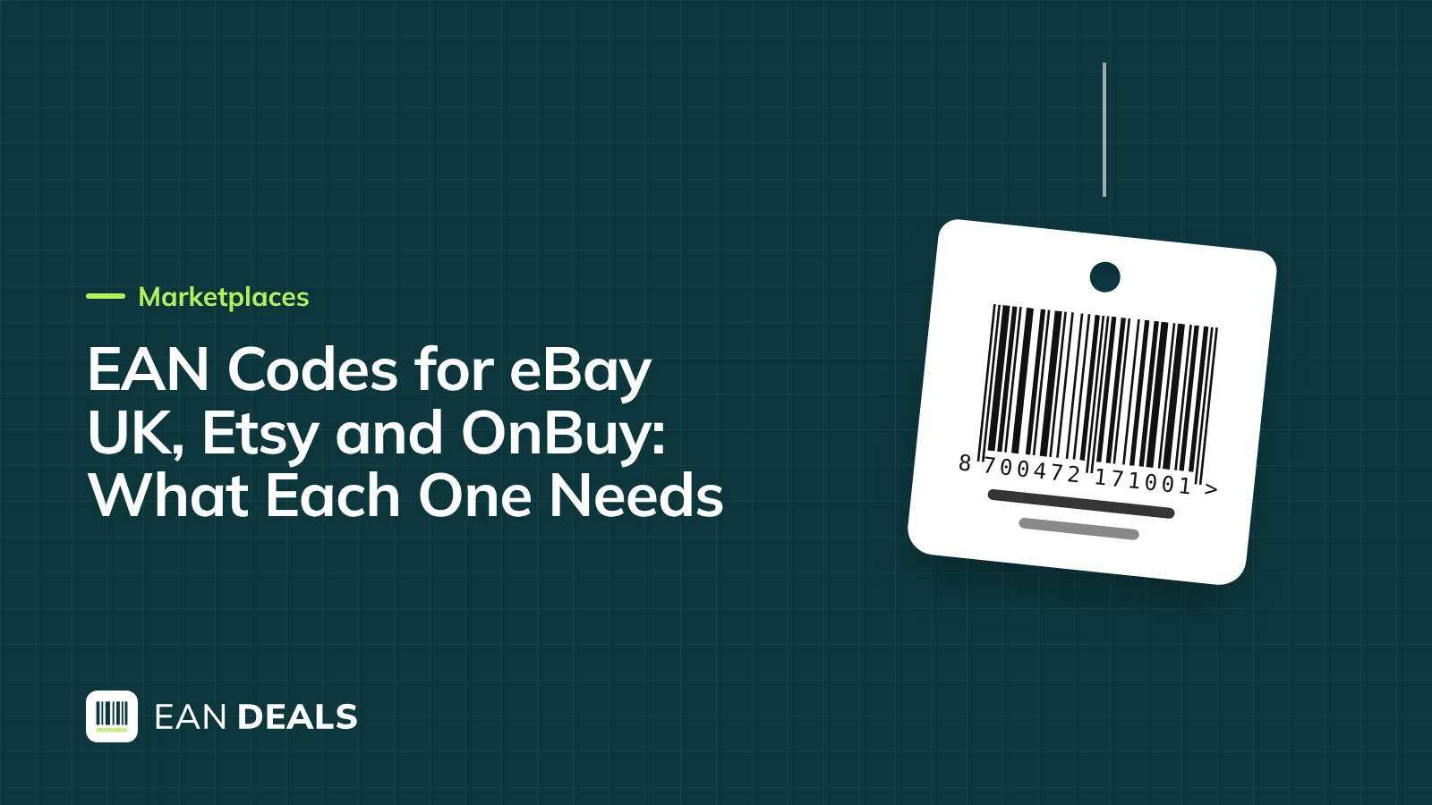 Price tags with EAN barcodes on handmade and everyday products ready for online listing